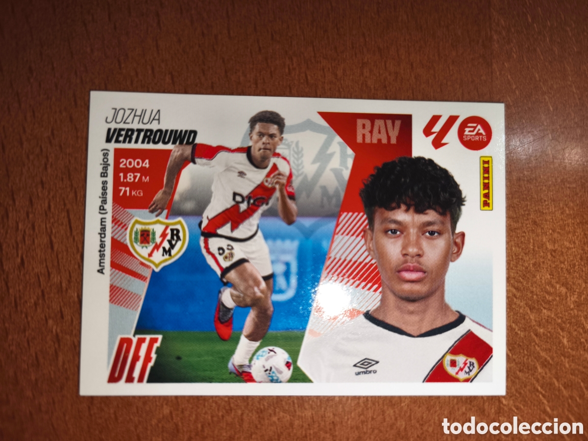 Cromos de Futebol: Vertrouwd coloca n&deg;8 Bis liga este 25/26 Rayo Vallecano