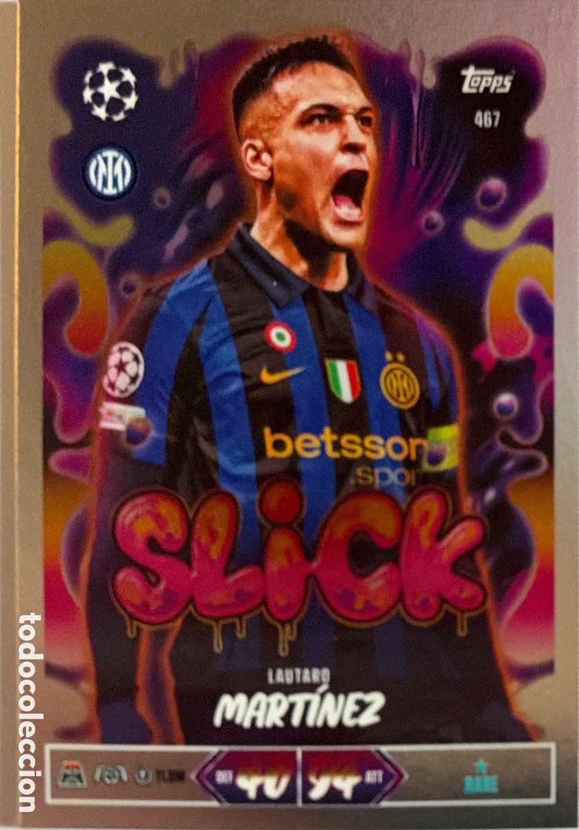 Cromos de Futebol: 467 - Lautaro Mart&iacute;nez -Slick- (INTER MILAN) MATCH ATTAX CHAMPIONS LEAGUE 2026/27 (TOPPS)