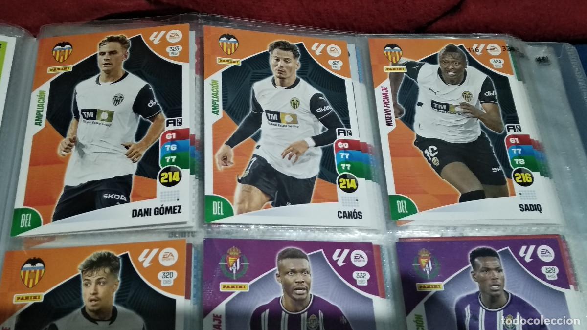 Cromos de f&uacute;tbol: 321 BIS CAM&Oacute;S Ampliaci&oacute;n, Valencia CF, FICHAS ALBUM ADRENALYN XL 2024 2025 24 25