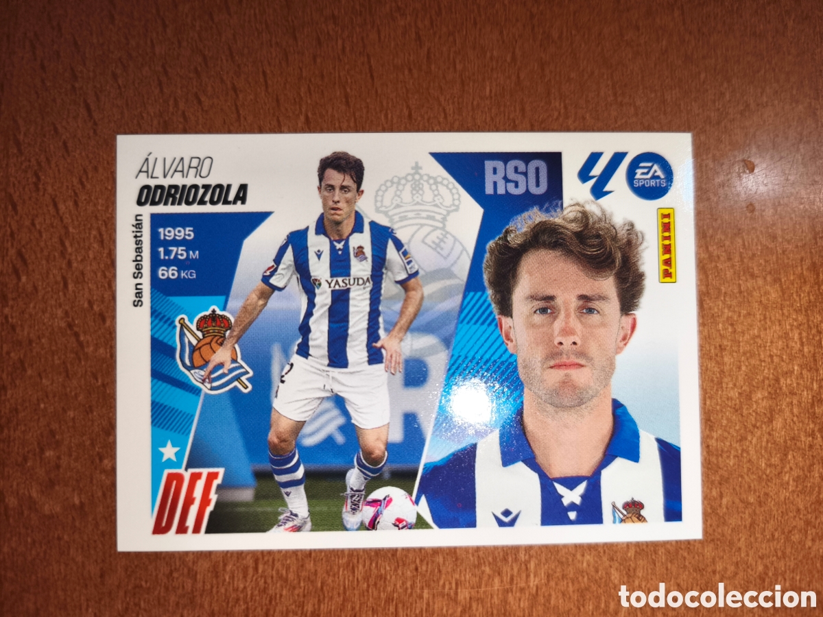 Fu&szlig;ball-Sticker: Odriozola coloca n&deg;8 Bis liga este 25/26 Real Sociedad