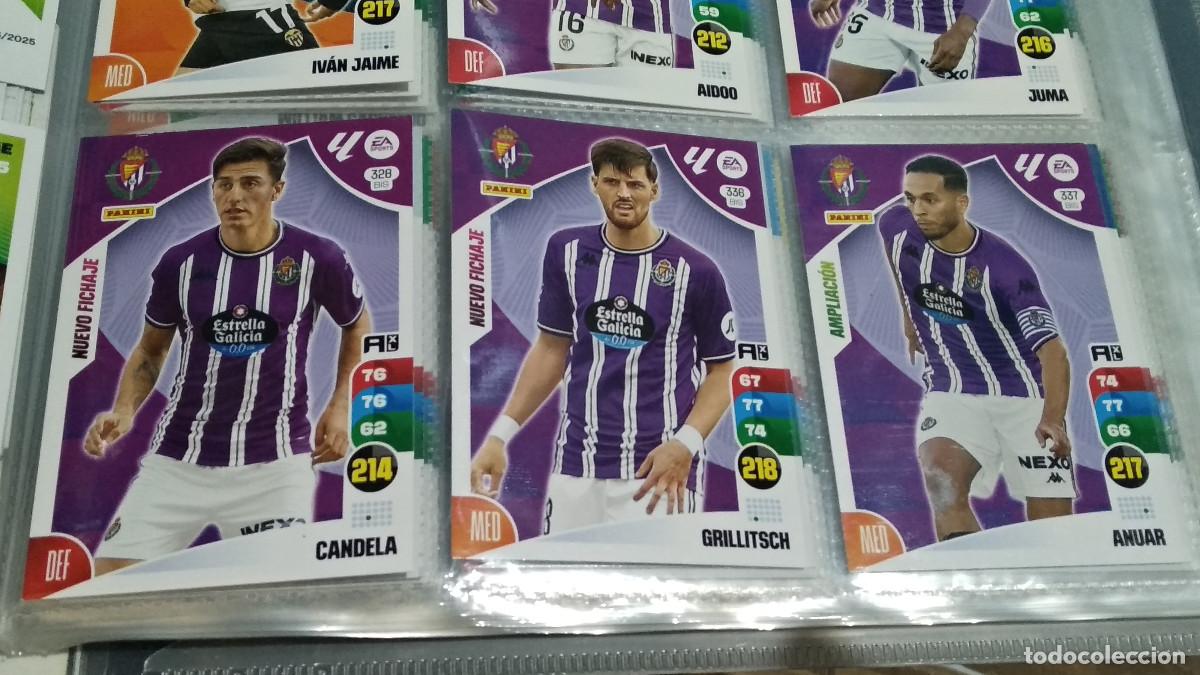 Cromos de f&uacute;tbol: 336 BIS GRILLITSCH REAL VALLADOLID NUEVO FICHAJE, FICHAS ALBUM ADRENALYN XL 2024 2025 24 25