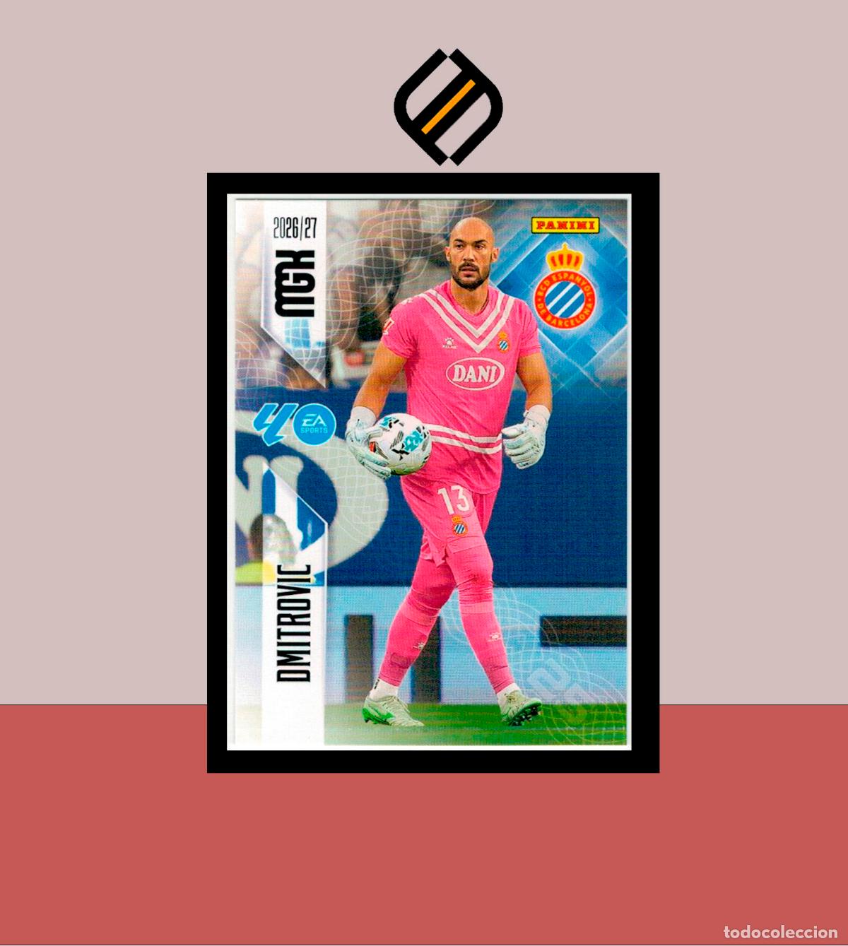 Cromos de f&uacute;tbol: MEGACRACKS 2026 2027 26 27 PANINI N&ordm; 164 DMITROVIC ESPANYOL ESPA&Ntilde;OL COLECCI&Oacute;N ALB&Uacute;M MGK