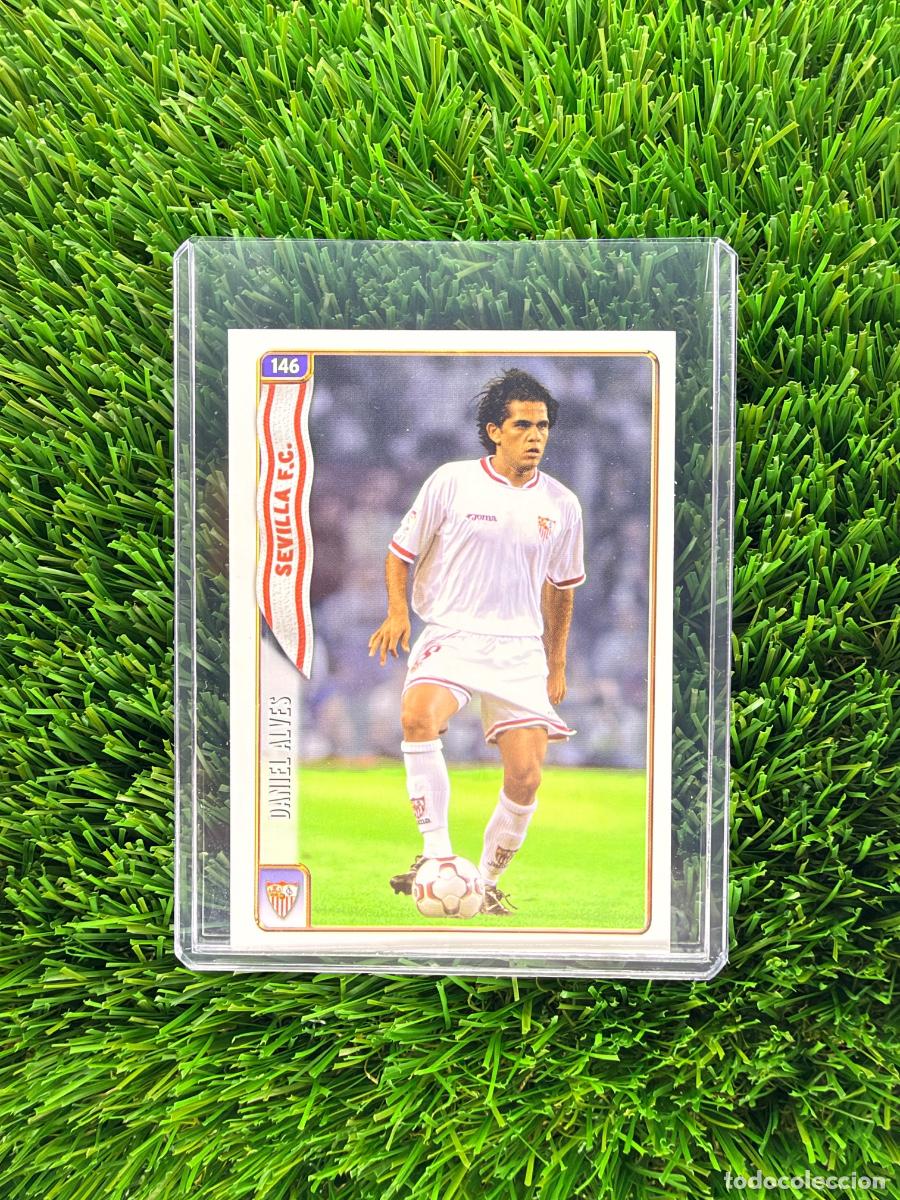 Cromos de f&uacute;tbol: N&ordm; 146 Dani Alves Sevilla FC Mundicromo Fichas de La Liga 04 05