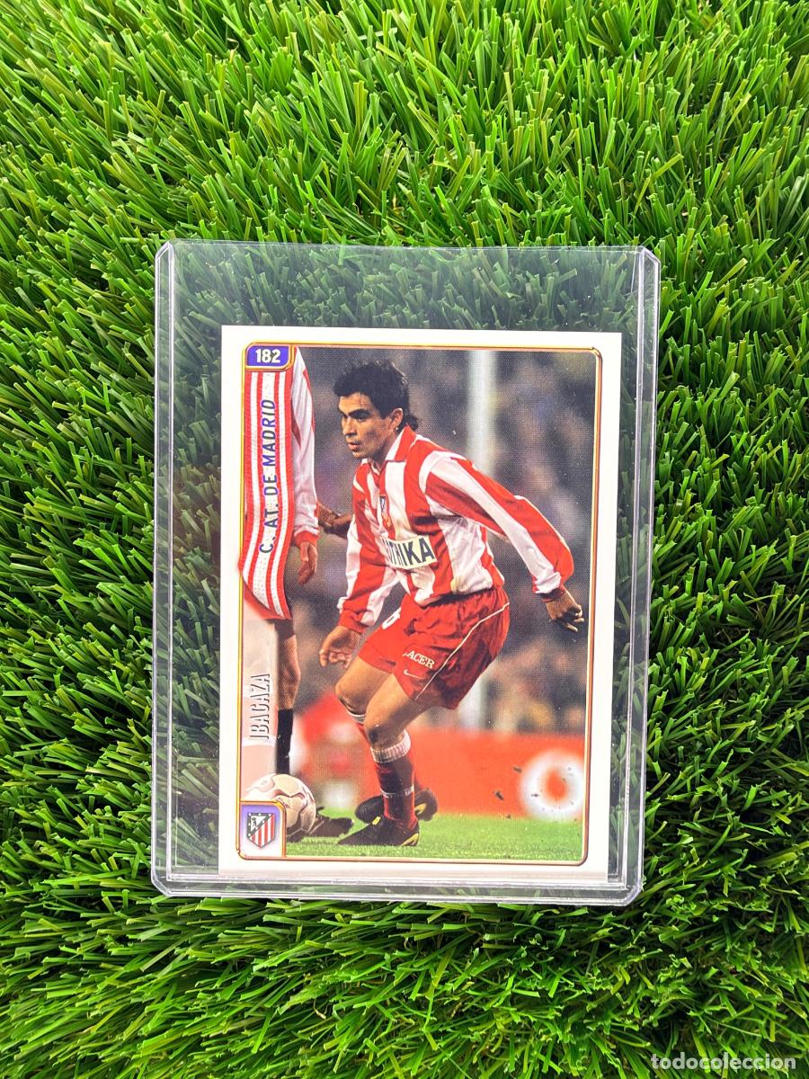 Cromos de f&uacute;tbol: N&ordm; 182 Ibagaza Atl&eacute;tico de Madrid Mundicromo Fichas de La Liga 04 05