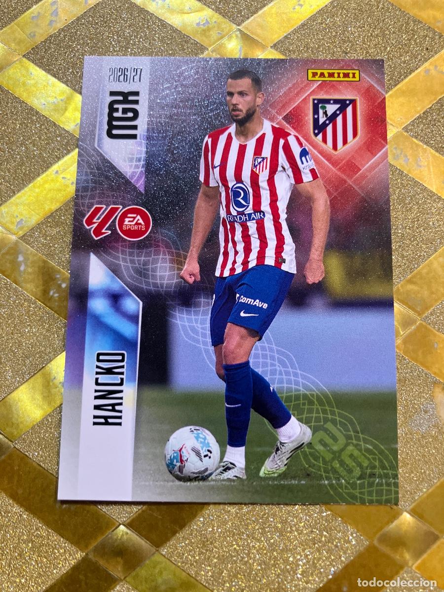 Fu&szlig;ball-Sticker: CROMO DE FUTBOL NUMERO 62 HANCKO ATLETICO DE MADRID LIGA 2026 2027 MEGACRAKS MGK PANINI !