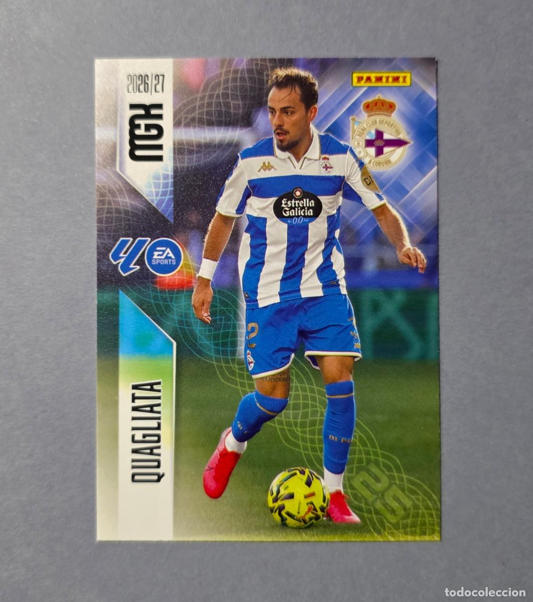 Cromos de f&uacute;tbol: 135 QUAGLIATA - DEPORTIVO CORU&Ntilde;A - MEGACRACKS 2026-27 - MGK 26/27 (NUEVO)