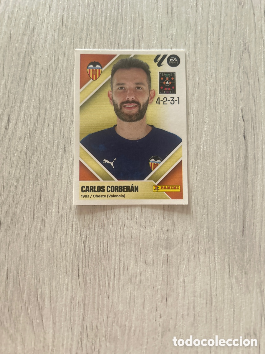 Cromos de f&uacute;tbol: Carlos Corber&aacute;n 2 Entrenador Valencia Liga Este 2026/27 26-27 Panini