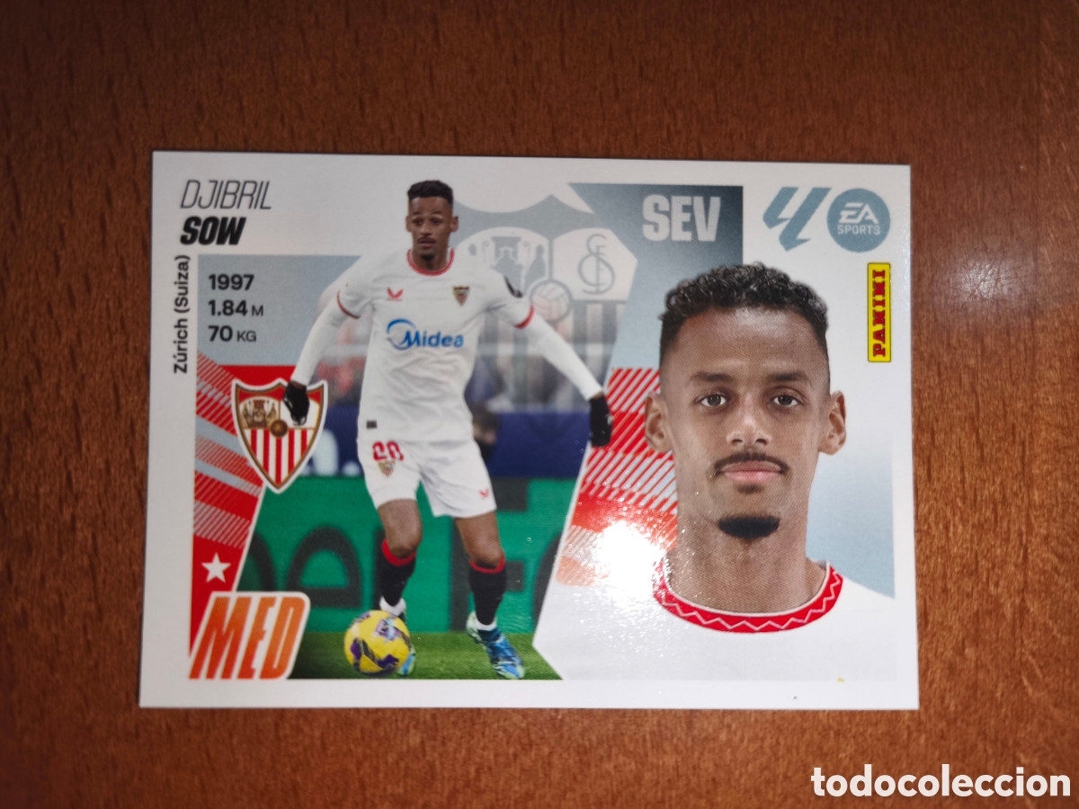Cromos de f&uacute;tbol: Sow n&deg;12 liga este 25/26 Sevilla