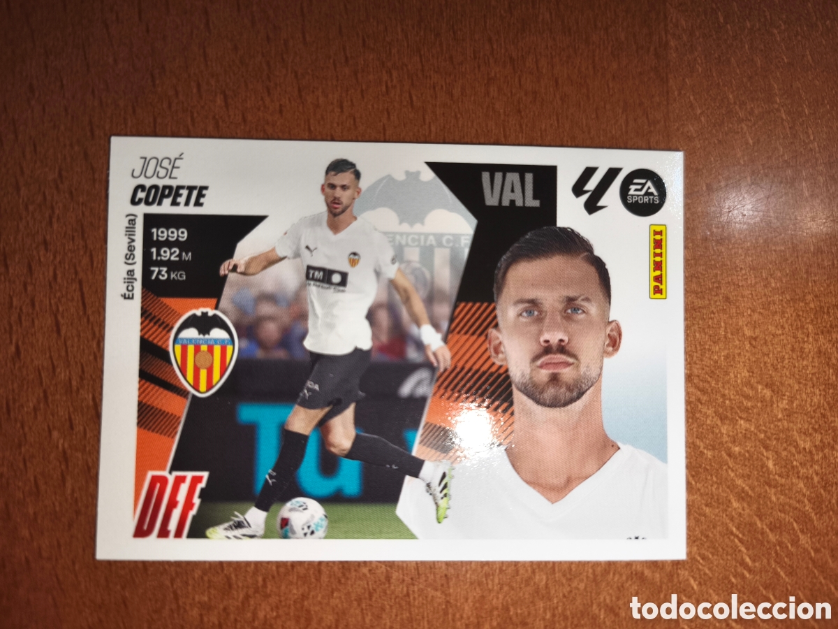 Cromos de f&uacute;tbol: Copete coloca n&deg;6 Bis liga este 25/26 Valencia