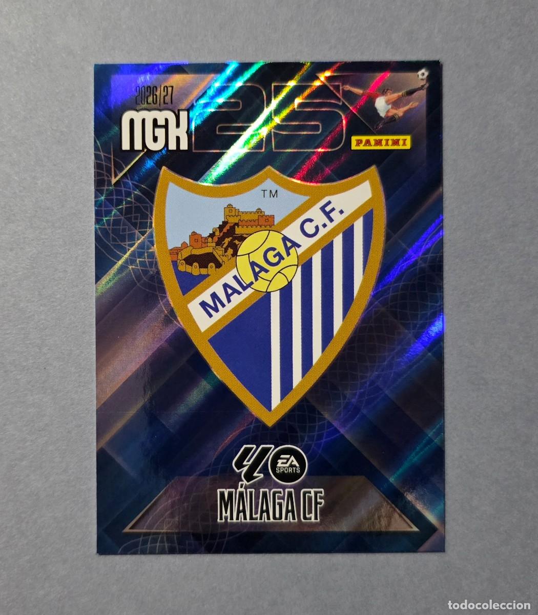 Cromos de f&uacute;tbol: 235 ESCUDO - M&Aacute;LAGA - MEGACRACKS 2026-27 - MGK 26/27 (NUEVO)