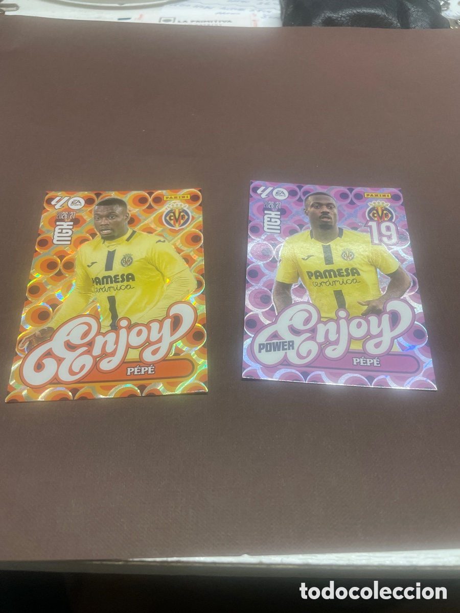 Cromos de f&uacute;tbol: Megacracks 2026/27 Enjoy Pepe Power y Normal 386