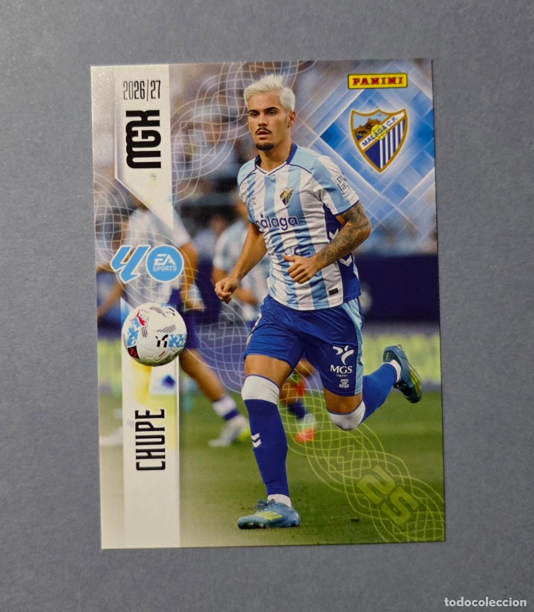 Cromos de f&uacute;tbol: 252 CHUPE - M&Aacute;LAGA - MEGACRACKS 2026-27 - MGK 26/27 (NUEVO)