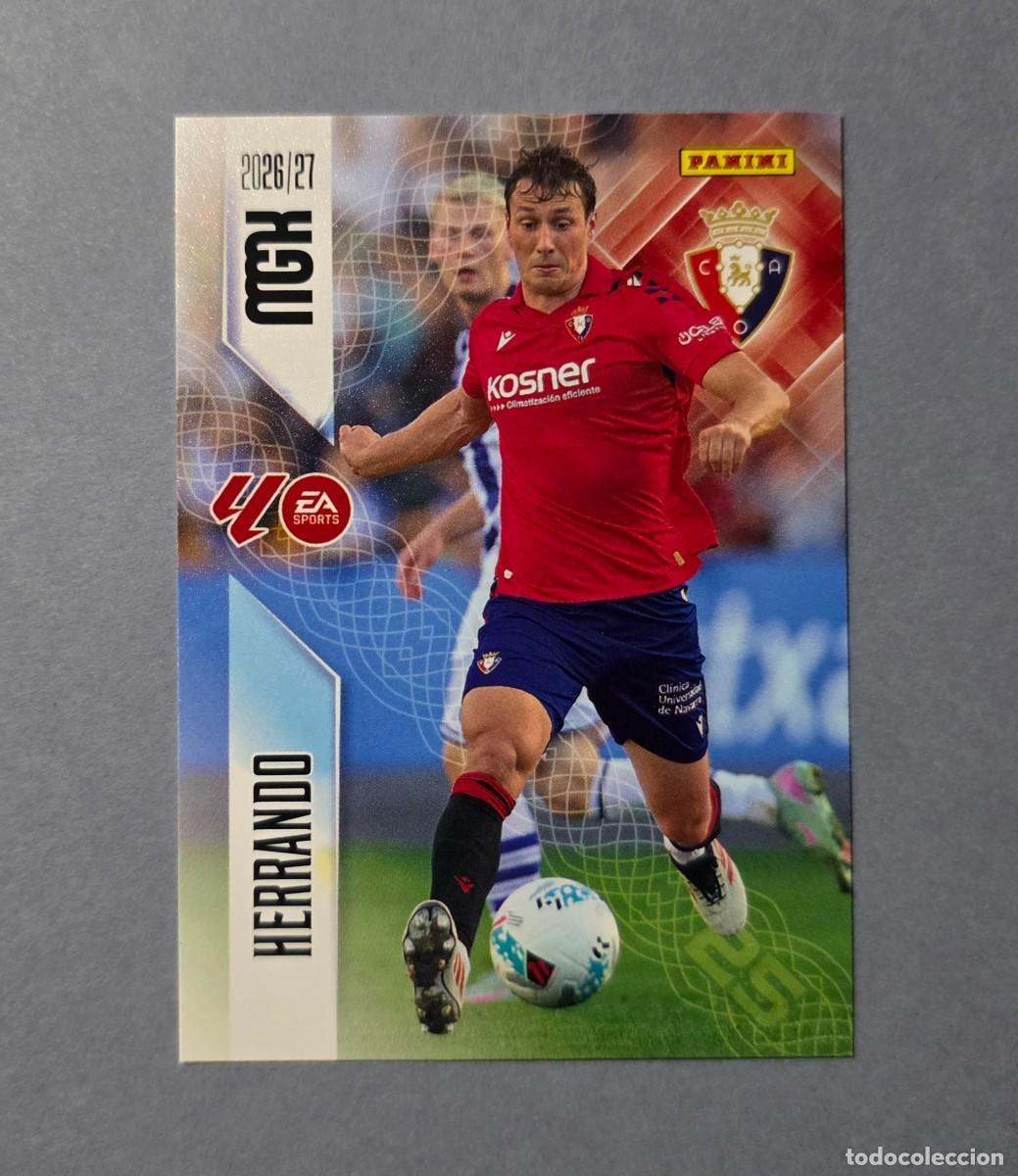 Cromos de f&uacute;tbol: 259 HERRANDO - OSASUNA - MEGACRACKS 2026-27 - MGK 26/27 (NUEVO)