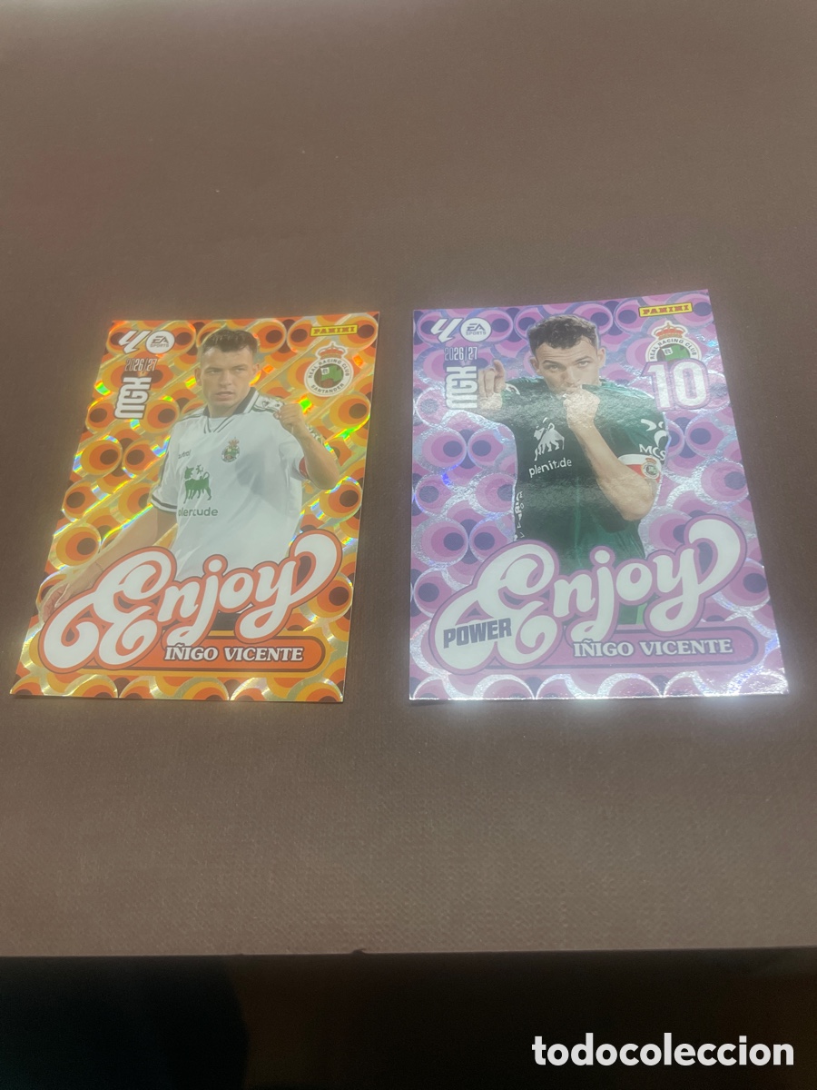 Cromos de f&uacute;tbol: Megacracks 2026/27 Enjoy I&ntilde;igo Vicente 383 Power y Normal