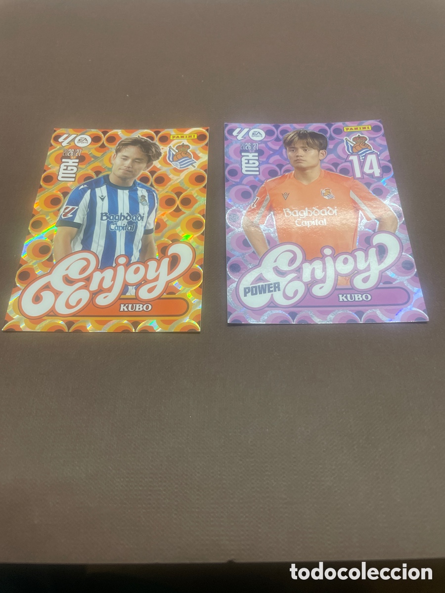Cromos de f&uacute;tbol: Megacracks 2026/27Enjoy Kubo 384 power y normal