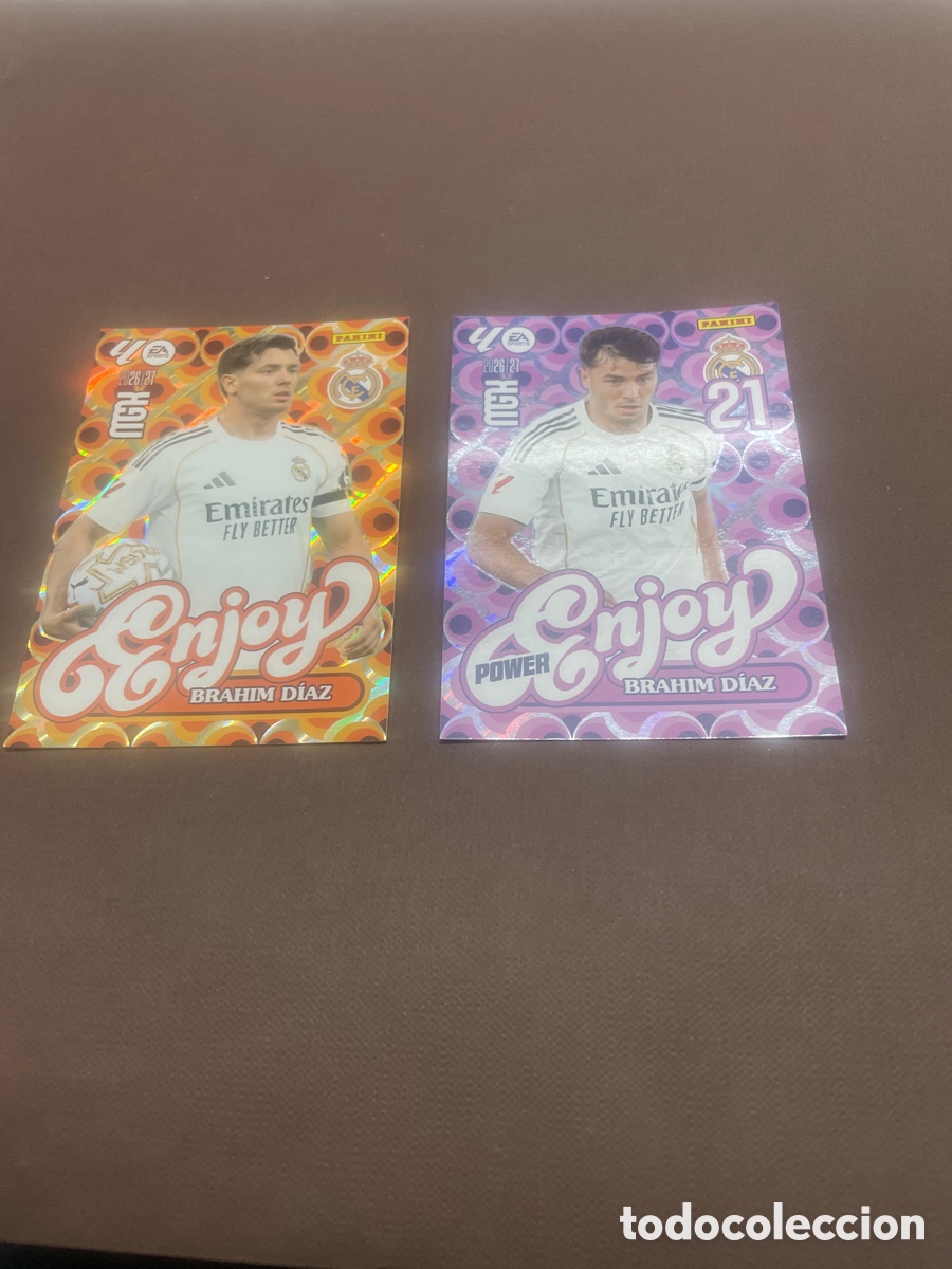 Cromos de f&uacute;tbol: Megacracks 2026/27 Brahim D&iacute;az Enjoy 380poeer Y normal