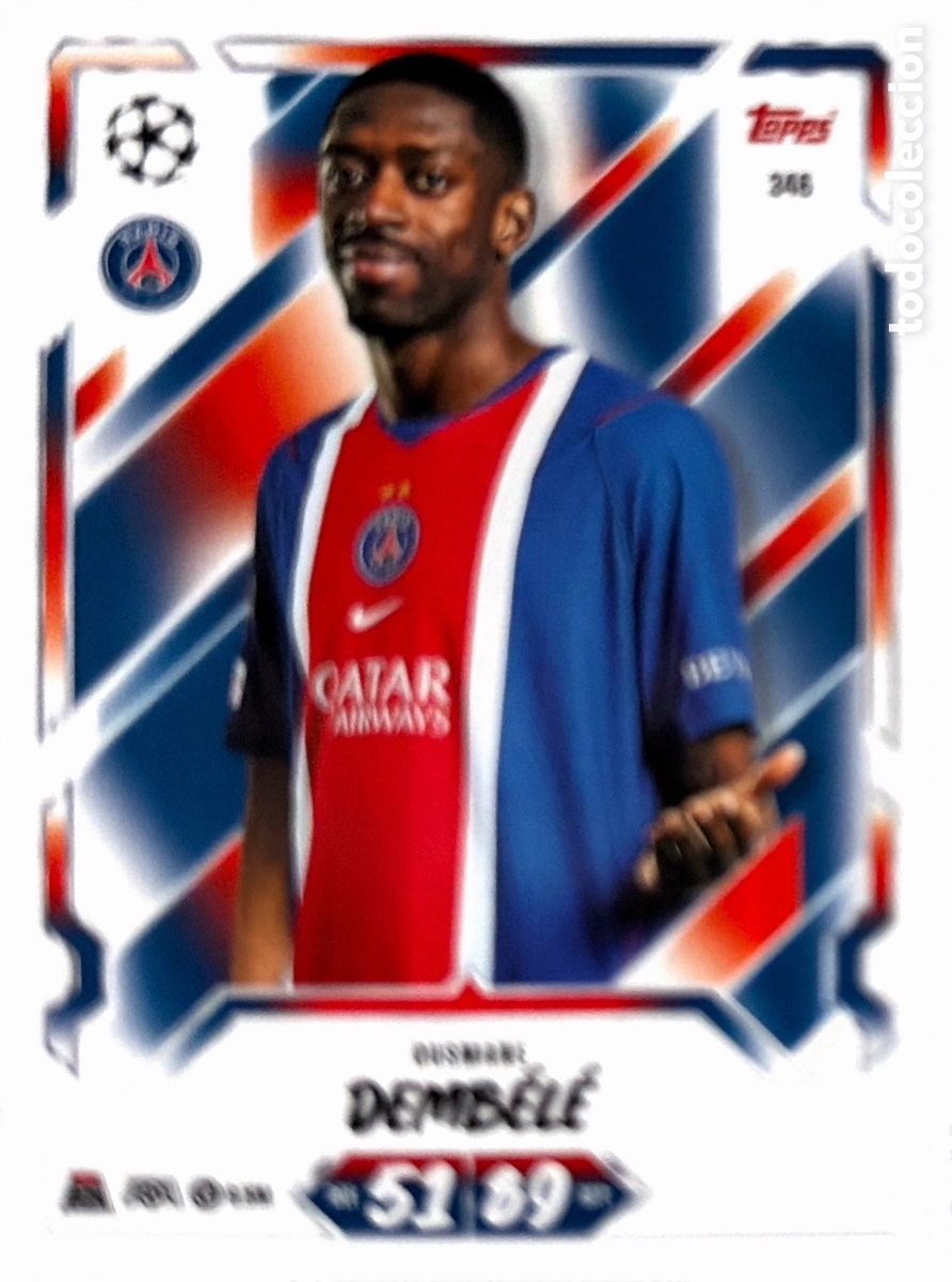 Cromos de f&uacute;tbol: 346 - DEMBELE (PSG) MATCH ATTAX CHAMPIONS LEAGUE 2026/27
