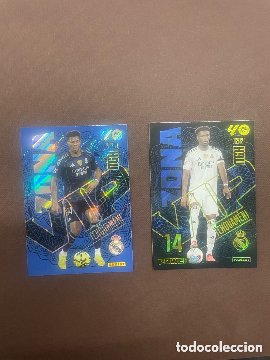Cromos de f&uacute;tbol: Megacracks 2026/27 Tchouameni 405 Zona Vip Power Y Normal