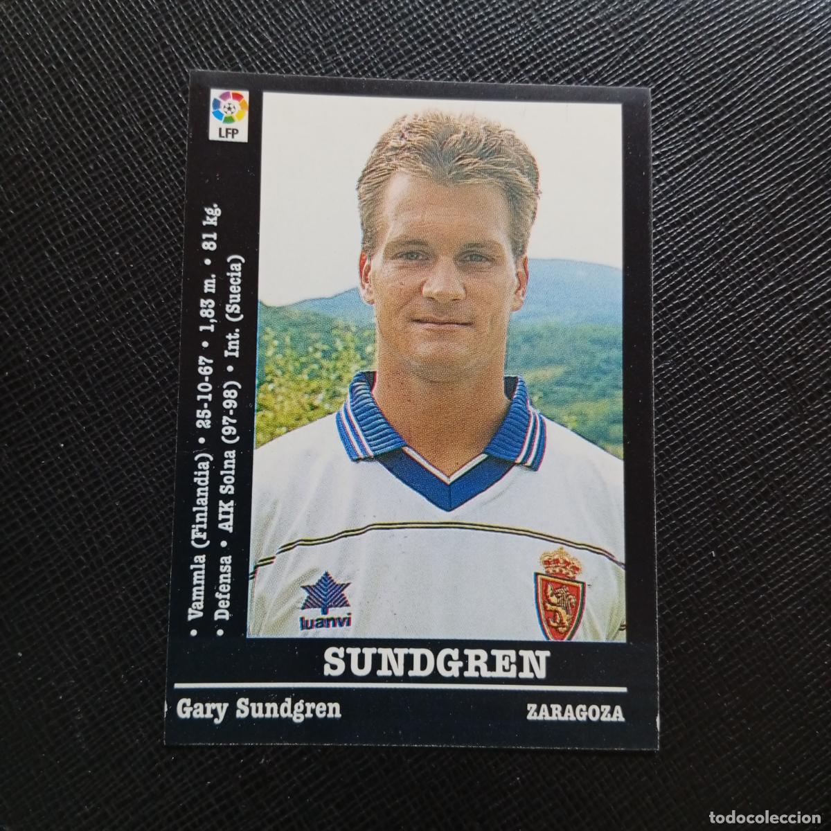 Fu&szlig;ball-Sticker: 58 SUNDGREN ZARAGOZA PANINI 00 01 CROMO FUTBOL LIGA 2000 2001 - SIN PEGAR - A71 PG52