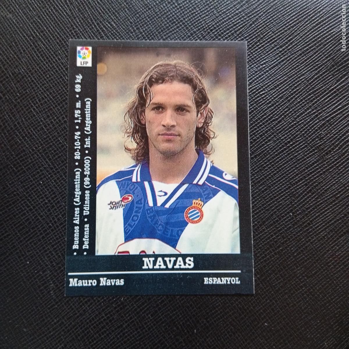 Fu&szlig;ball-Sticker: 228 NAVAS EPA&Ntilde;OL PANINI 00 01 CROMO FUTBOL LIGA 2000 2001 - SIN PEGAR - A71 PG53