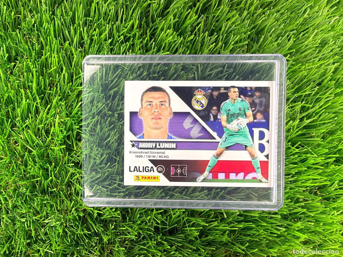 Cromos de Futebol: N&ordm; 4 Lunin Real Madrid CF Liga Este 26 27