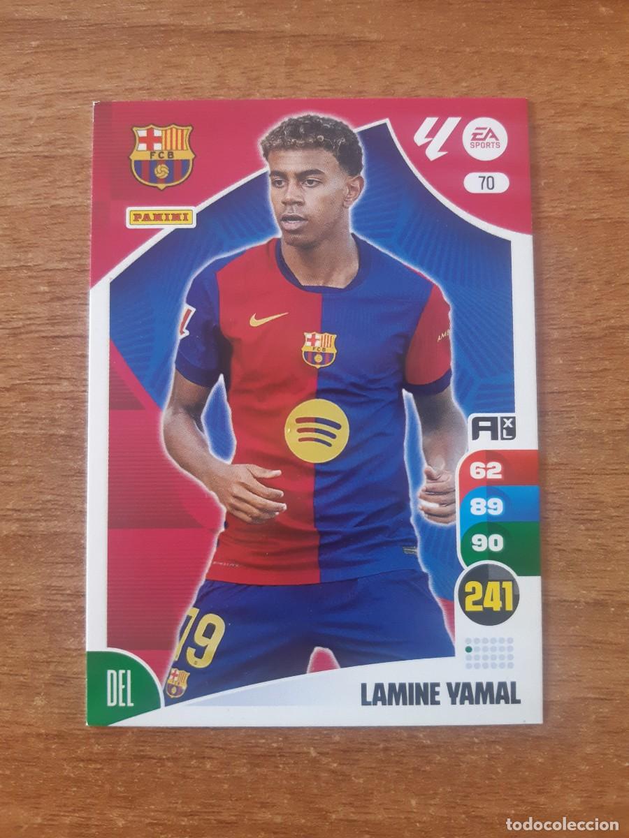 Cromos de Futebol: N&deg;70 LAMINE YAMAL BARCELONA ADRENALYN 24-25 PANINI 2024 2025. NUEVO