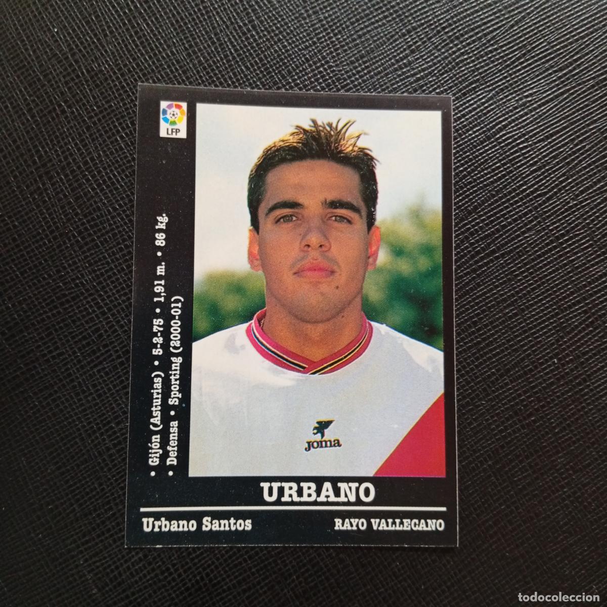 Football Stickers: 141A 141 URBANO RAYO VALLECANO PANINI 00 01 CROMO FUTBOL LIGA 2000 2001 - SIN PEGAR - A71 PG53