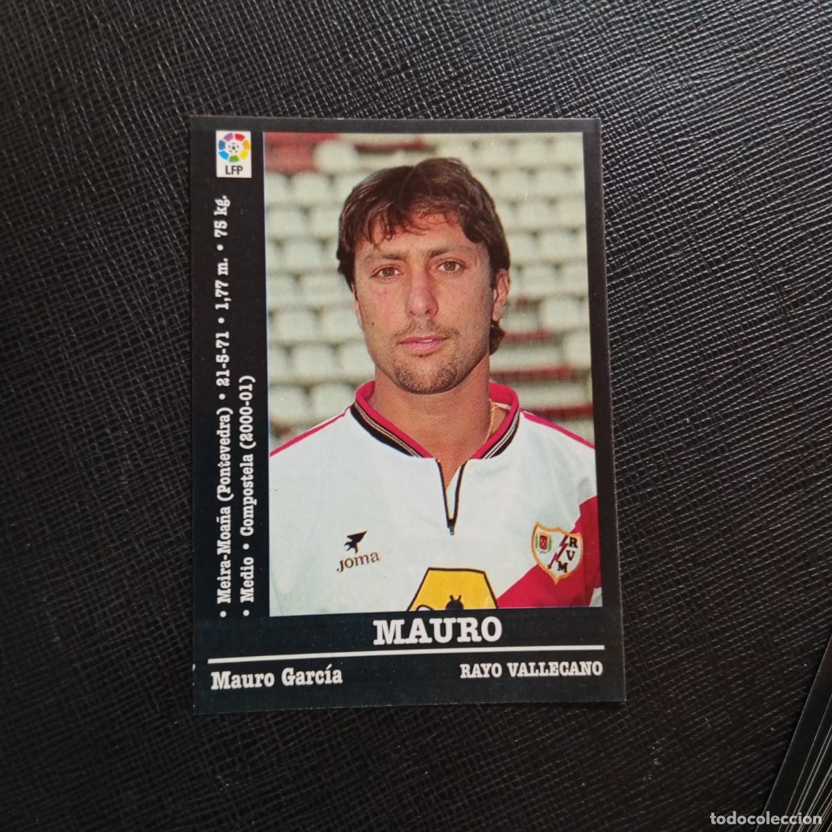 Cromos de f&uacute;tbol: MAURO RAYO VALLECANO PANINI 00 01 CROMO FUTBOL LIGA 2000 2001 - SIN PEGAR - A71 PG53 ULTIMO FICHAJE