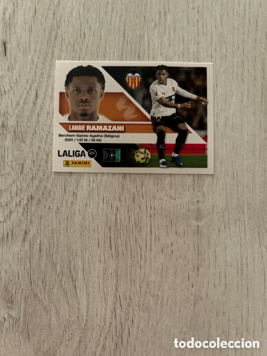 Cromos de f&uacute;tbol: Ramazani 19 Valencia Liga Este 2026/27 26-27 Panini
