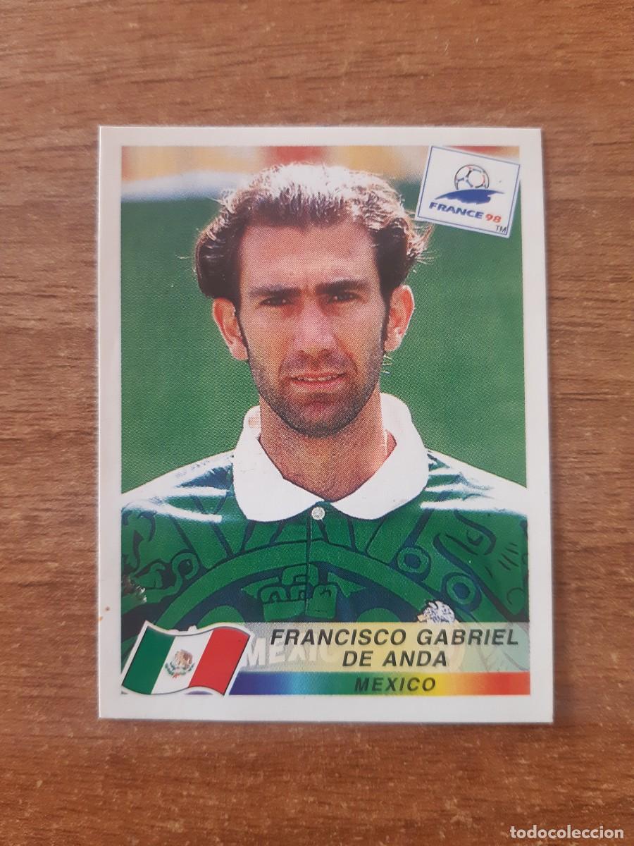 Cromos de f&uacute;tbol: N&deg;360 Fco Gabriel De Anda (M&eacute;xico) Mundial Francia 98 PANINI France 1998.Nunca pegado, sin pegar