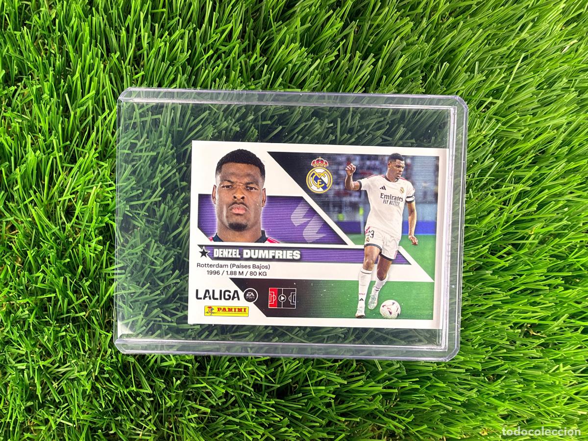 Cromos de f&uacute;tbol: N&ordm; 3 Dumfries &Uacute;ltimos Fichajes Real Madrid CF Liga Este 26 27