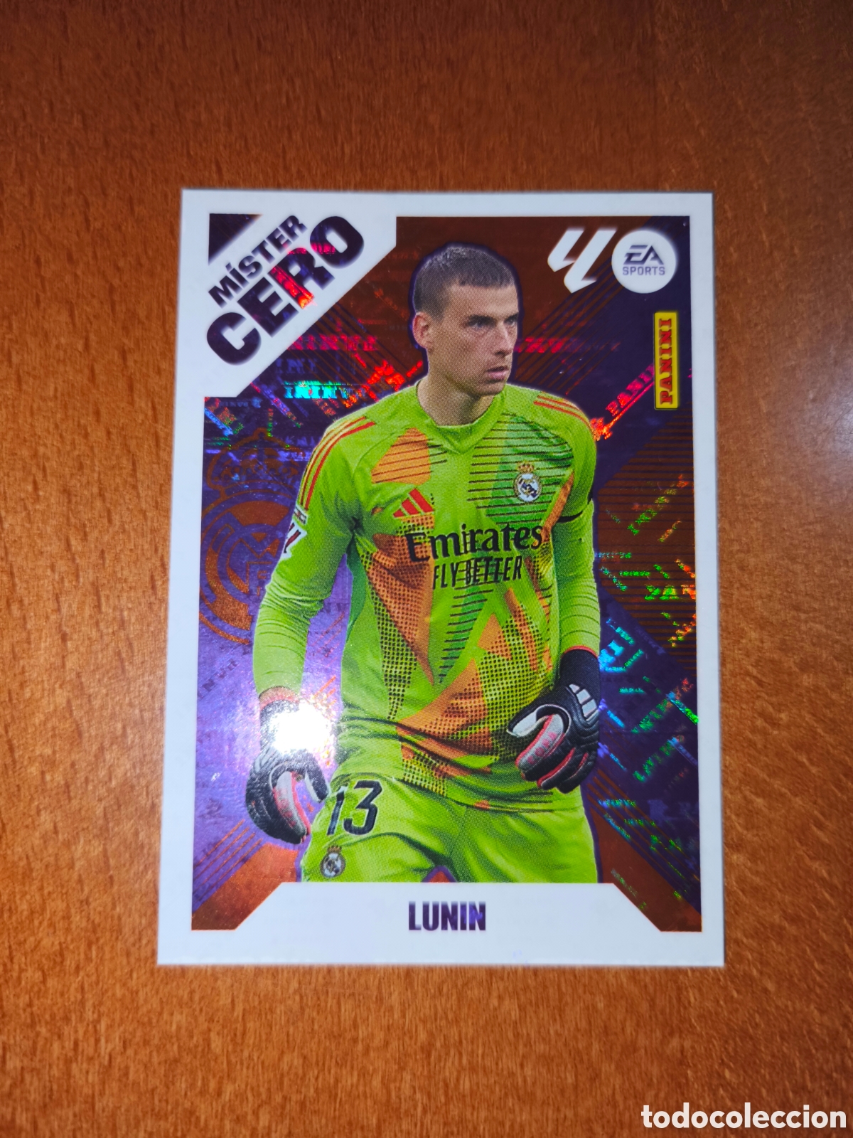 Cromos de Futebol: Lunin n&deg;7 M&Iacute;STER CERO liga este 25/26 Real Madrid