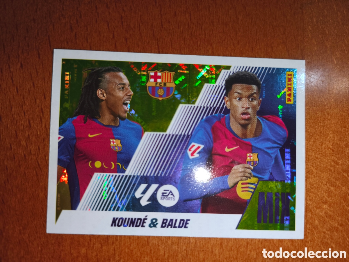 Cromos de f&uacute;tbol: Kounde & Balde n&deg;4 Bis MIX liga este 25/26 Barcelona
