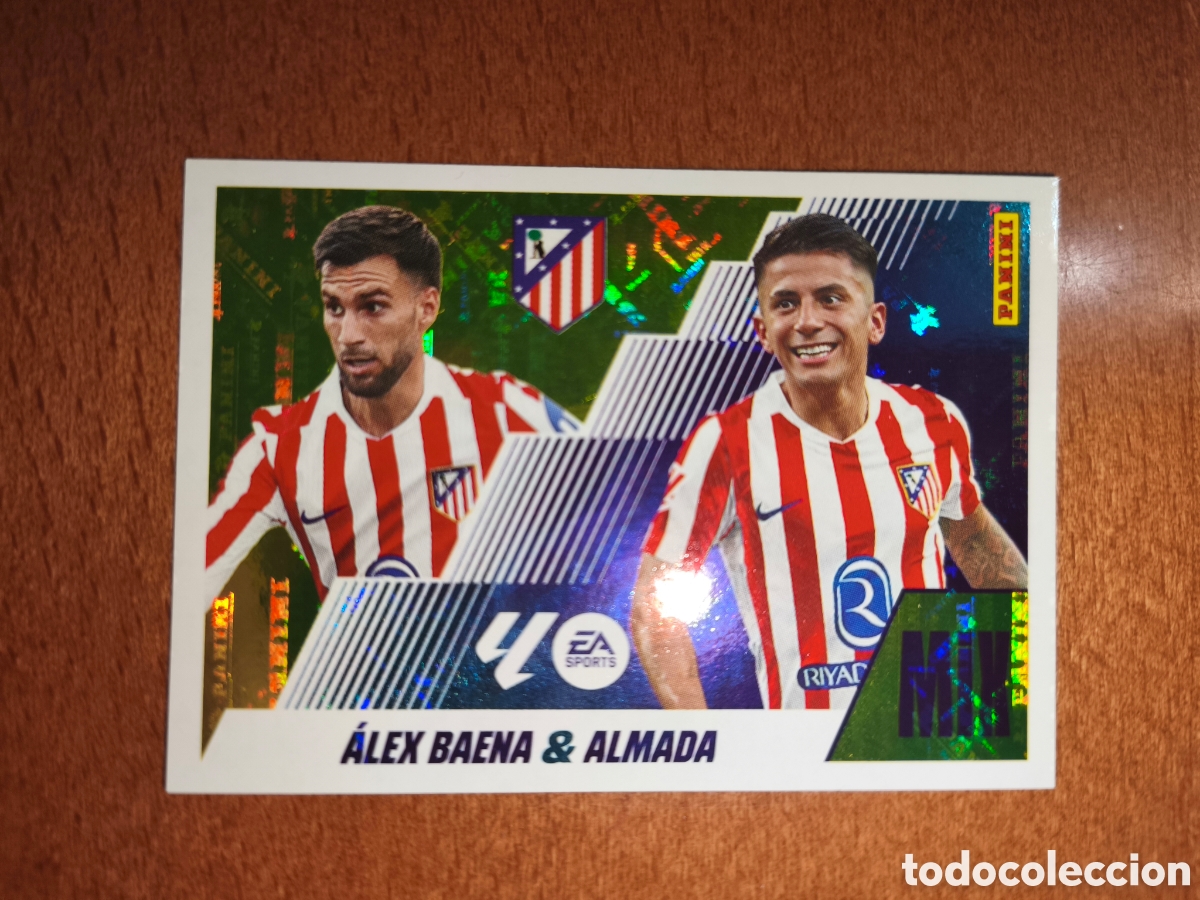 Cromos de f&uacute;tbol: &Aacute;lex Baena/Almada n&deg;6 Bis MIX liga este 25/26 Atl&eacute;tico De Madrid