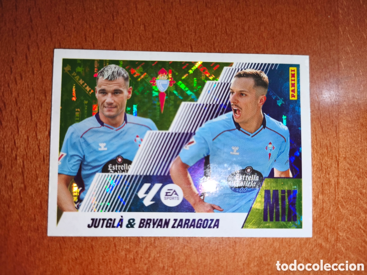Football Stickers: Jutgla/Bryan Zaragoza n&deg;8 Bis MIX liga este 25/26 Celta