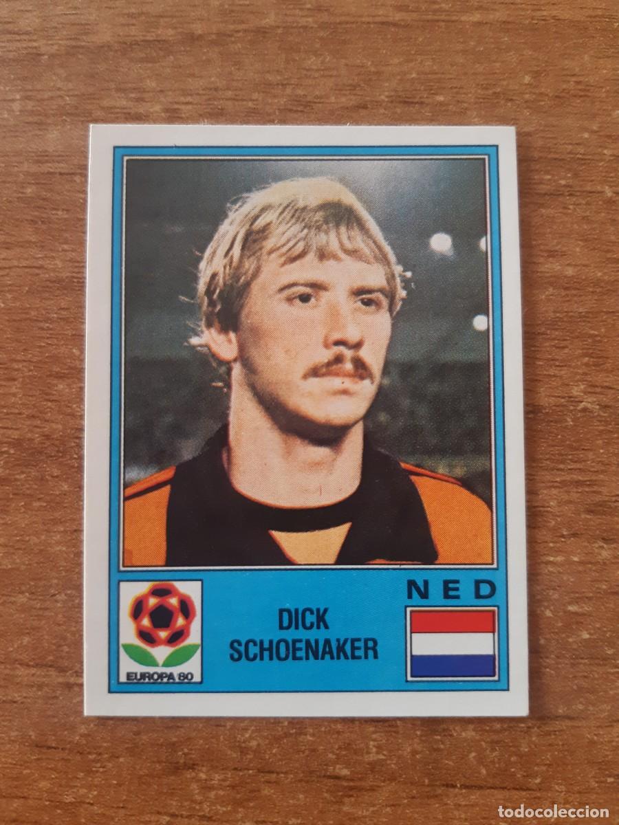 Football Stickers: N&deg;76 DICK SCHOENAKER HOLANDA EUROPA 80 PANINI EURO ITALIA 1980. NUNCA PEGADO, SIN PEGAR