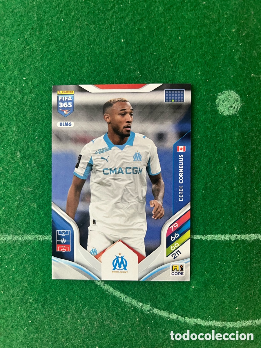 Cromos de f&uacute;tbol: OLM6 DEREK CORNELIUS OLYMPIQUE DE MARSELLA ADRENALYN FIFA 365 2025 2026 PANINI