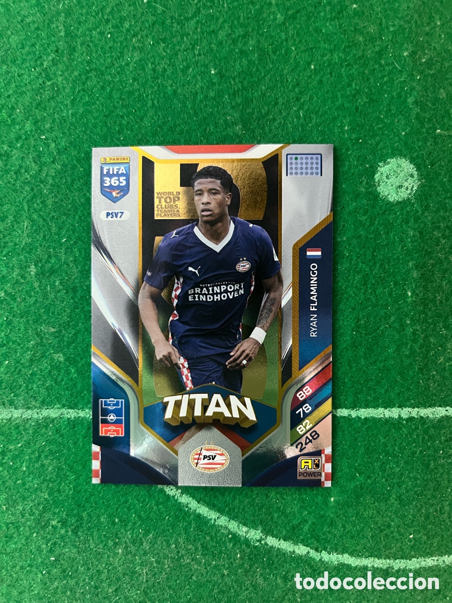 Cromos de f&uacute;tbol: PSV7 RYAN FLAMINGO PSV EINDHOVEN ADRENALYN FIFA 365 2025 2026 PANINI TITAN