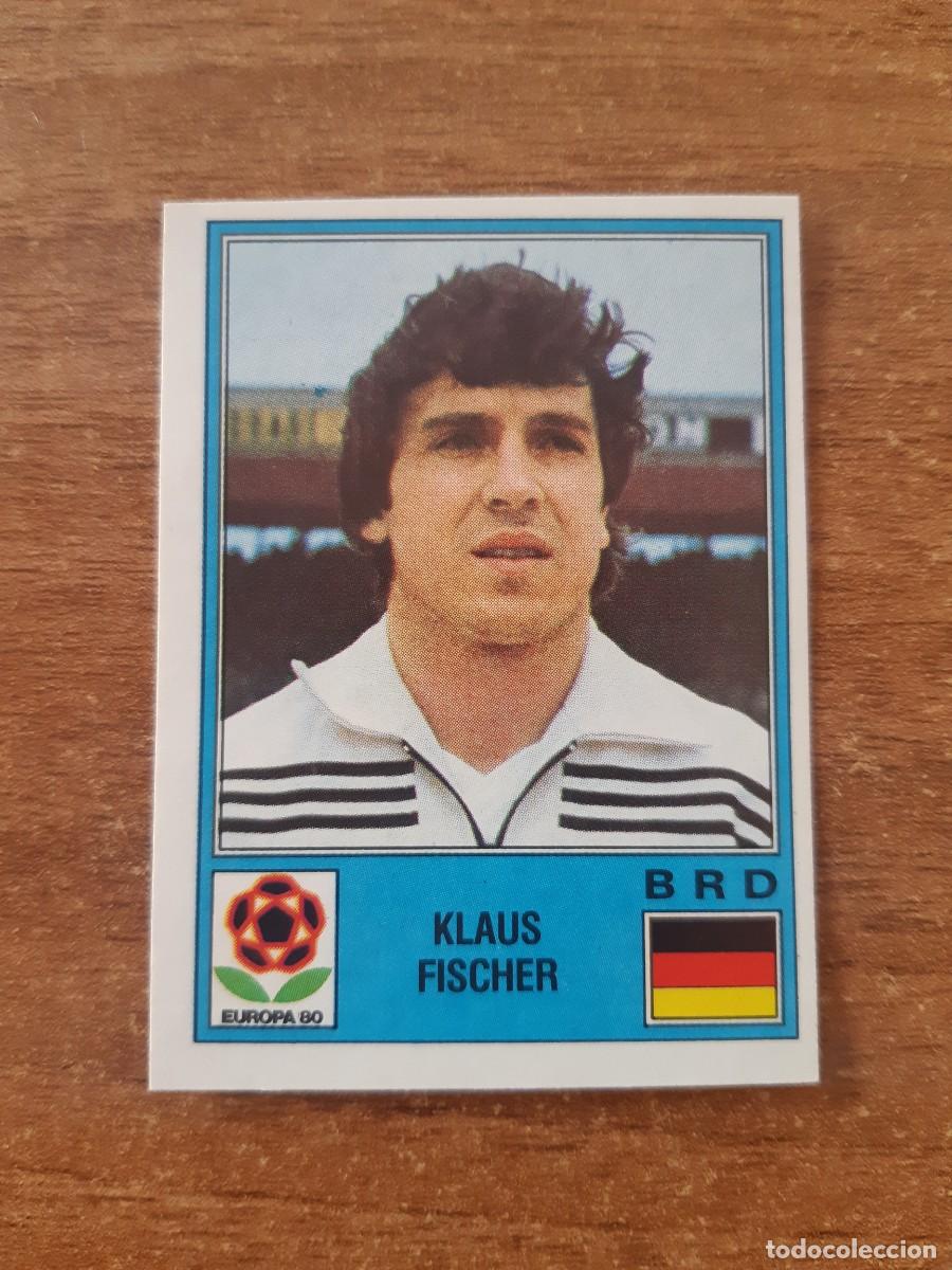 Football Stickers: N&deg;46 KLAUS FISCHER ALEMANIA EUROPA 80 PANINI EURO ITALIA 1980. NUNCA PEGADO, SIN PEGAR