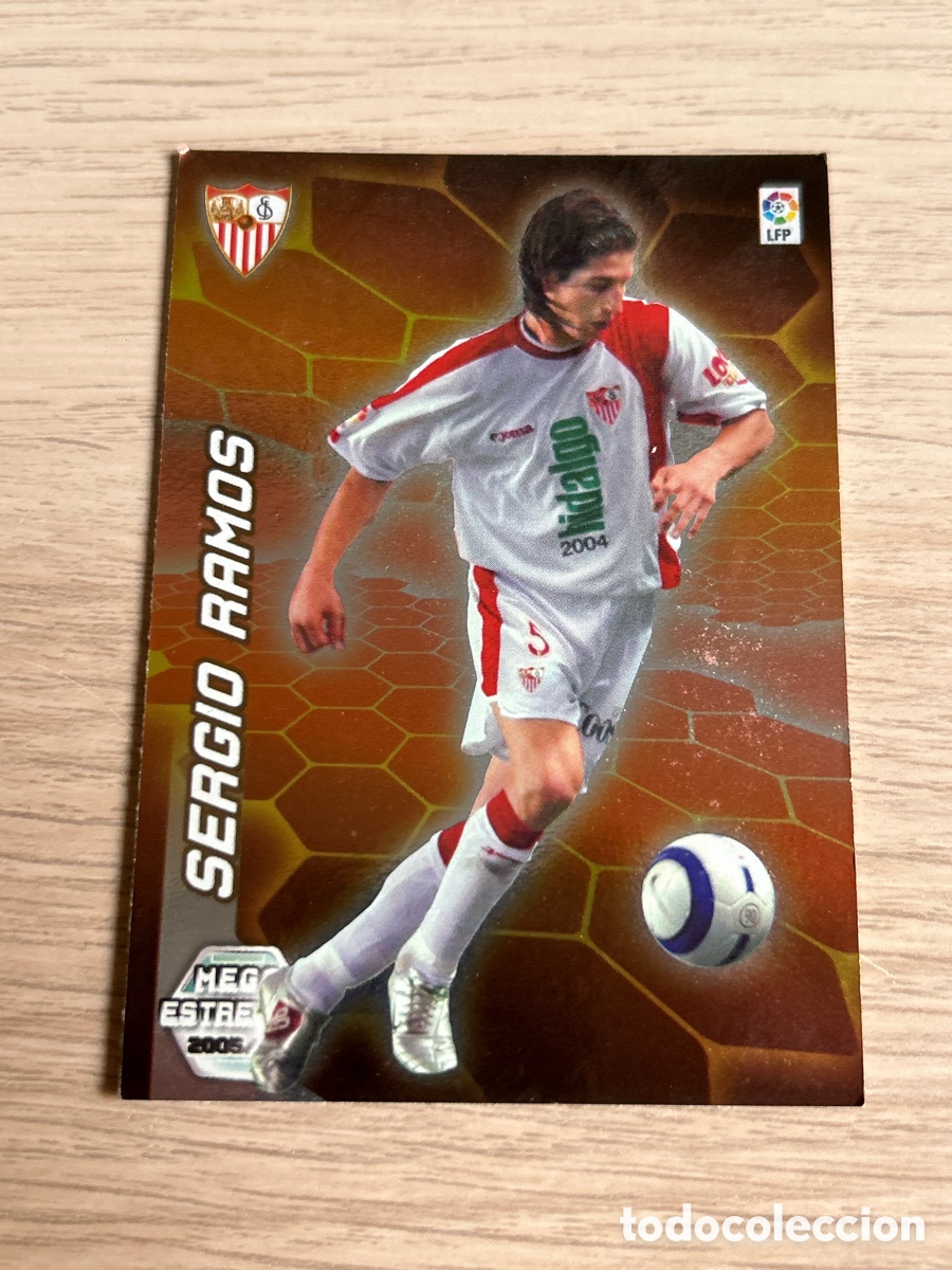 Cromos de f&uacute;tbol: SERGIO RAMOS SEVILLA MEGA ESTRELLAS 364 MEGACRACKS 2005-2006 05-06 PANINI