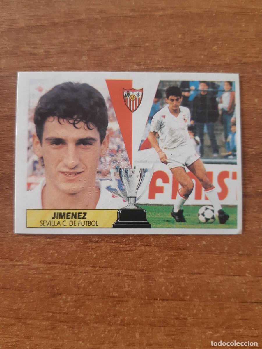 Cromos de f&uacute;tbol: Jim&eacute;nez (Sevilla) Liga 87-88 ESTE. Nunca pegado, sin pegar