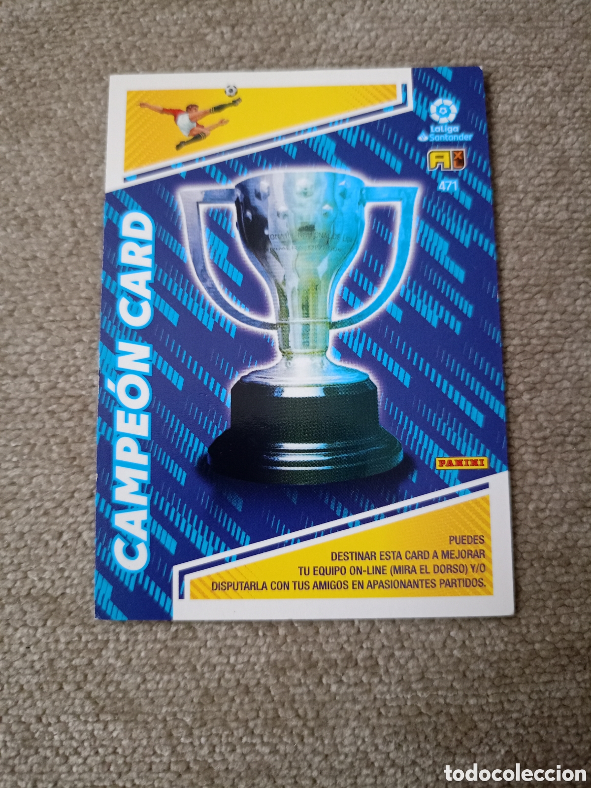 Cromos de f&uacute;tbol: # CAMPE&Oacute;N CARD 471 Adrenalyn 2022-23