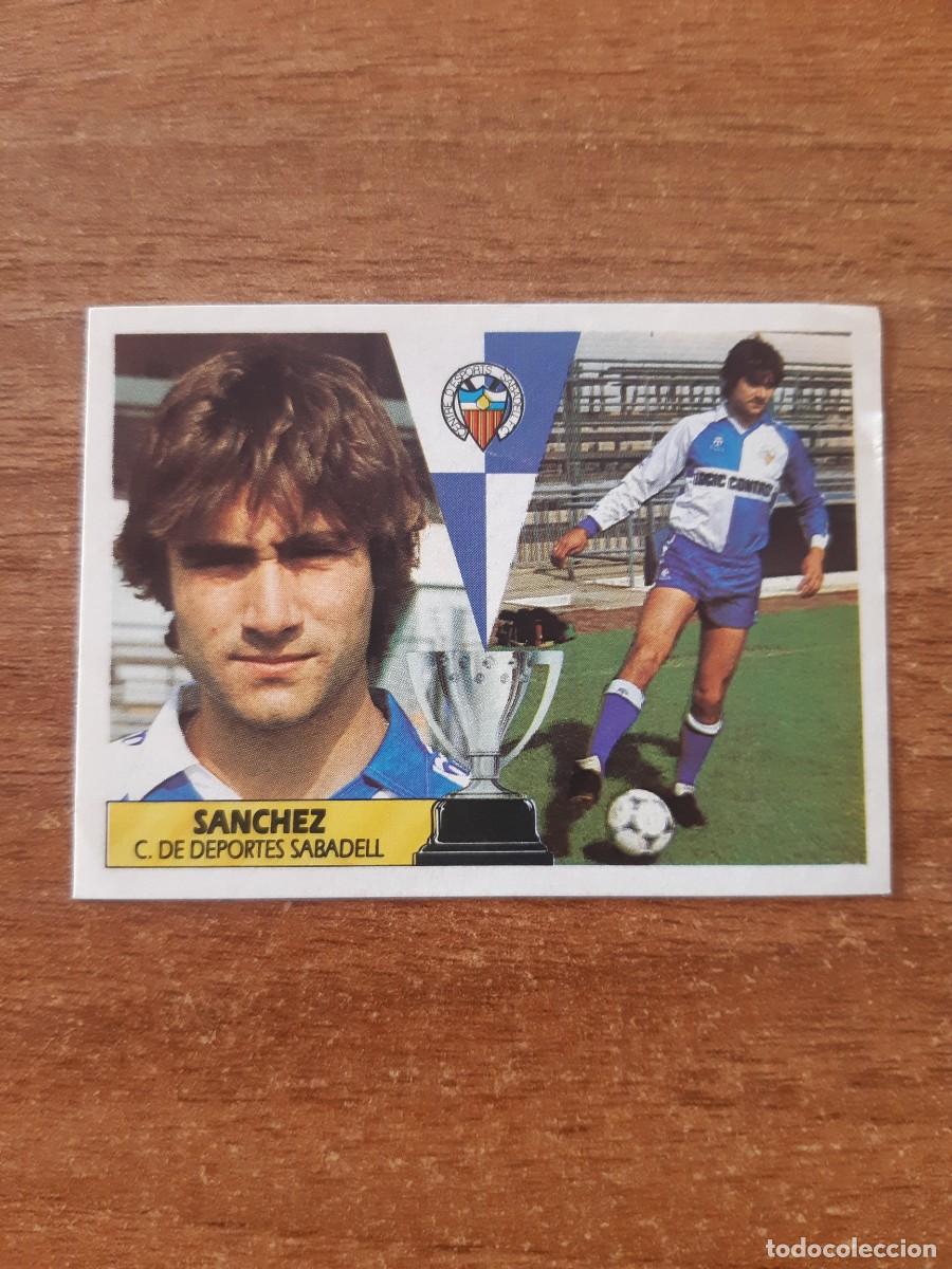 Cromos de f&uacute;tbol: S&aacute;nchez (Sabadell) Liga 87-88 ESTE. Nunca pegado, sin pegar