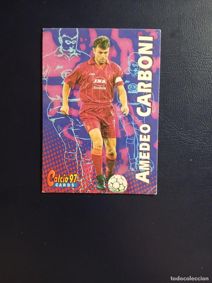 Cromos de f&uacute;tbol: 32 Carboni - Roma - Calcio Cards 97 - Panini - Calciatori 1996 1997