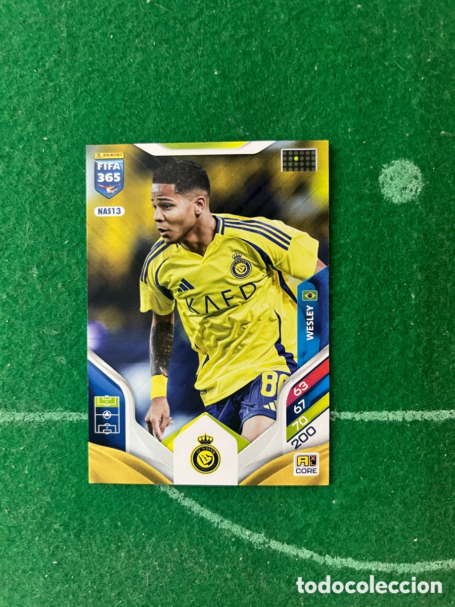 Cromos de f&uacute;tbol: NAS13 WESLEY AL NASSR ADRENALYN FIFA 365 2025 2026 PANINI