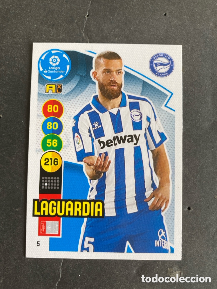 Cromos de f&uacute;tbol: Cromo Adrenalyn liga 20/21 Alav&eacute;s N* 5