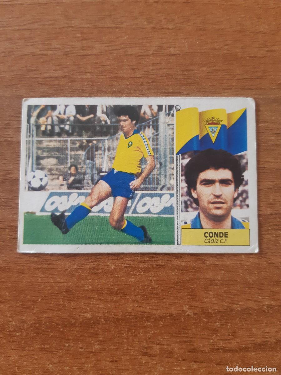 Cromos de f&uacute;tbol: Fichaje 37 Conde (C&aacute;diz) Liga 86-87 ESTE 1986 1987. Nunca pegado, sin pegar