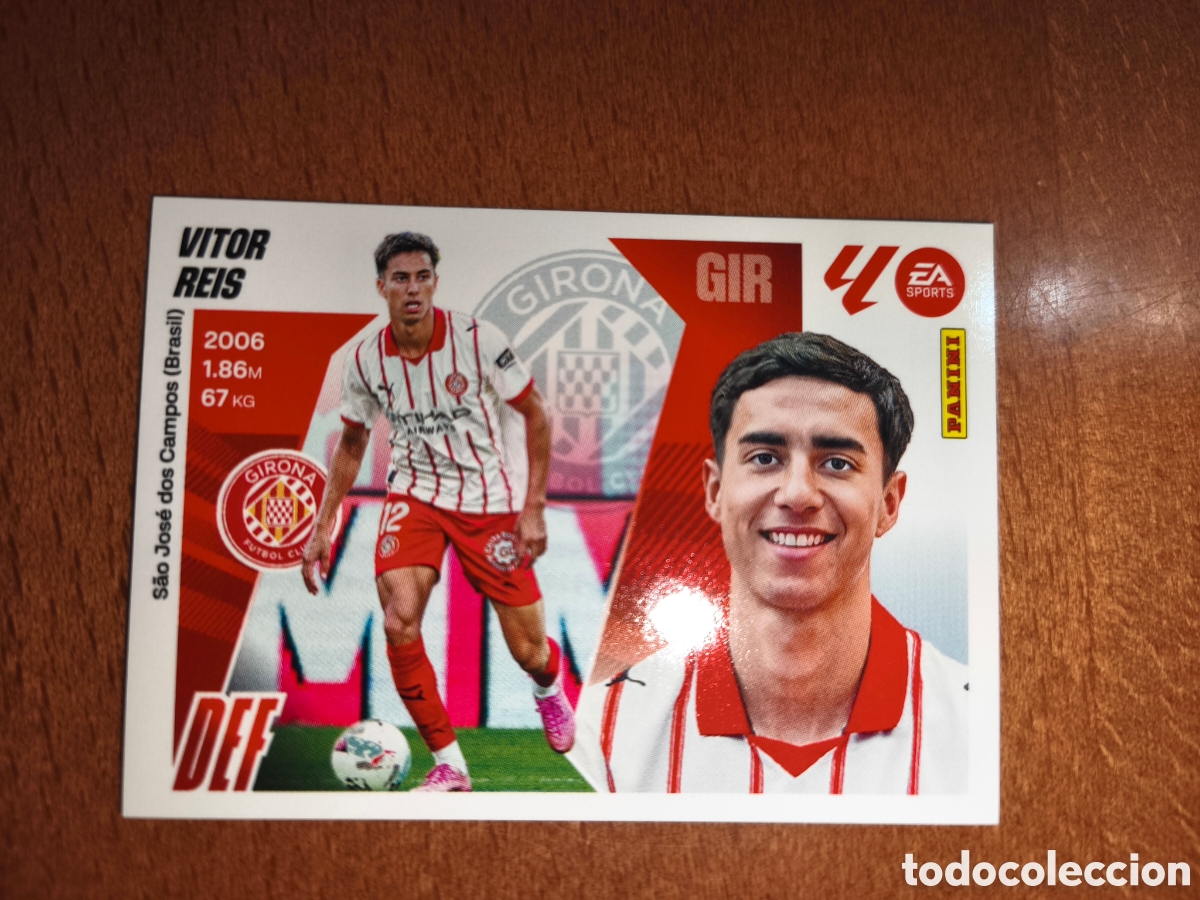 Cromos de f&uacute;tbol: Vitor Reis fichaje n&deg;28 liga este 25/26 Girona