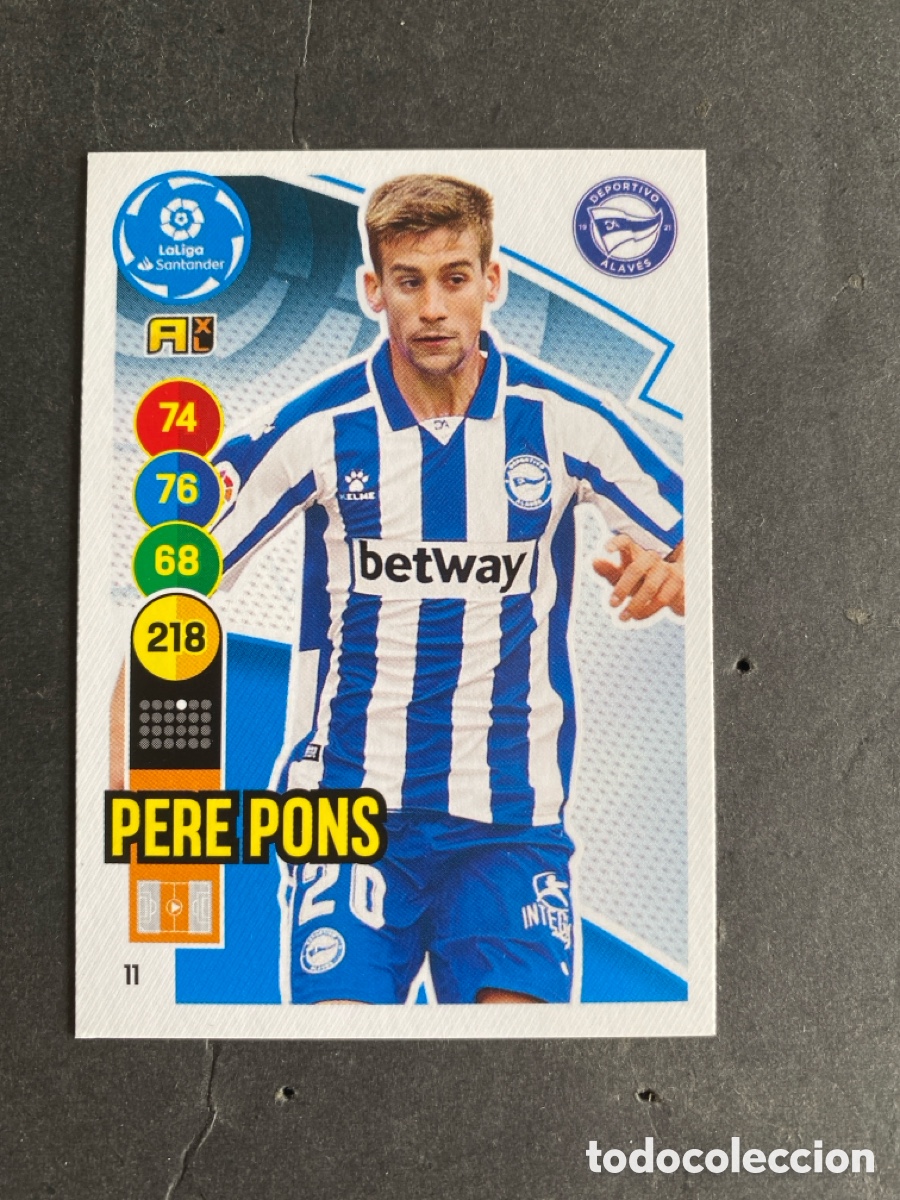 Cromos de f&uacute;tbol: Cromo Adrenalyn liga 20/21 Alav&eacute;s N* 11