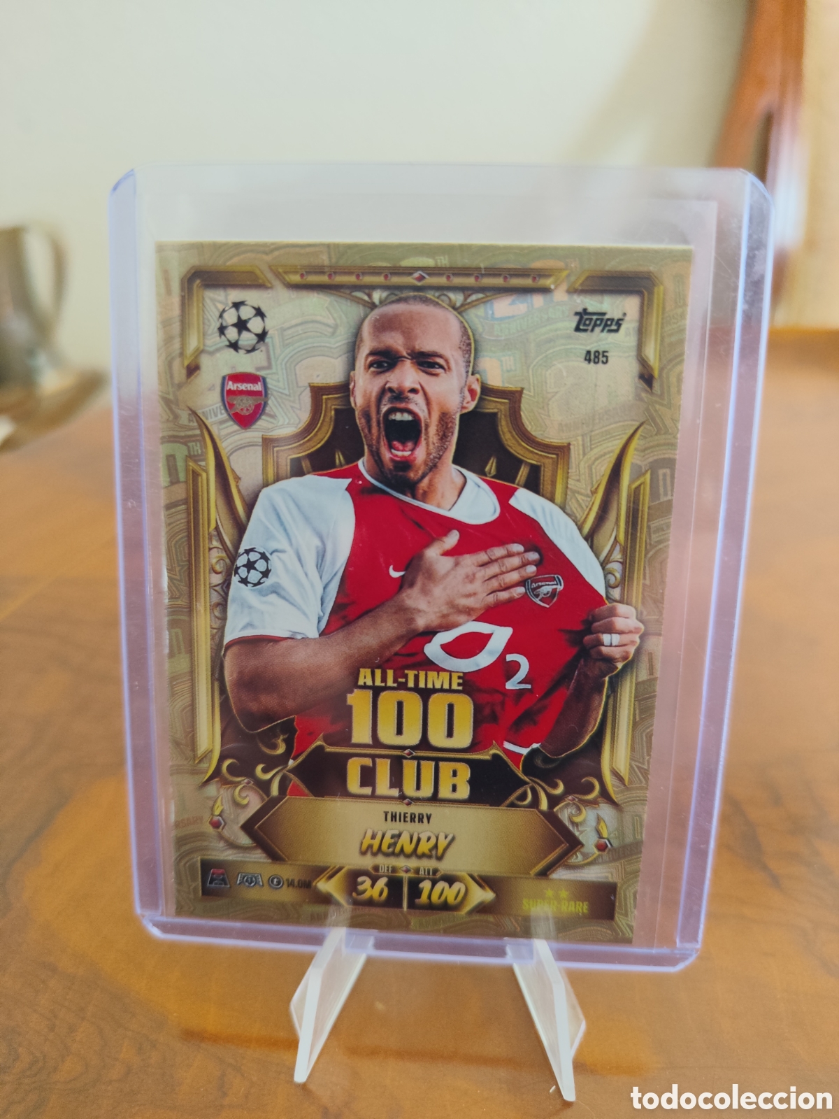 Cromos de f&uacute;tbol: Thierry Henry Arsenal
